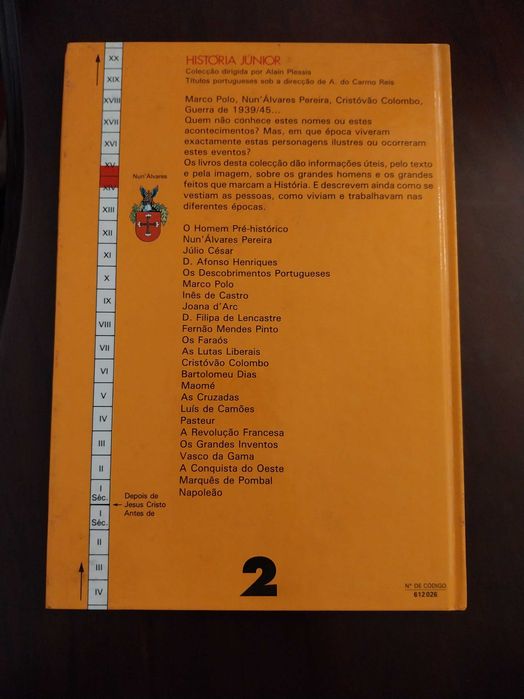 Nun’Álvares Pereira, História Júnior, livro Edições Asa