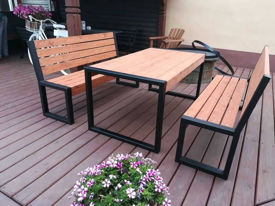 Stół dwie ławki LOFT wysyłka