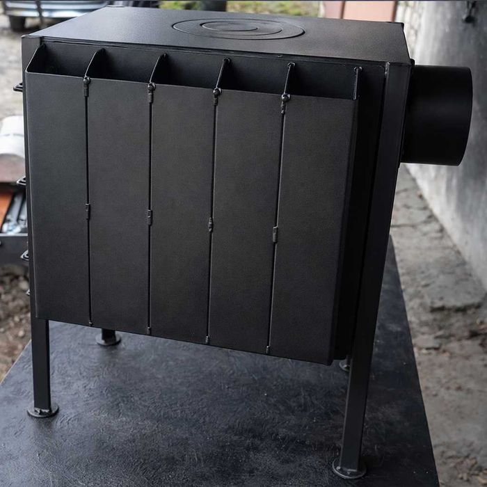 Польова пічка буржуйка сталева піч мала блиндажная печка буржуйка печь