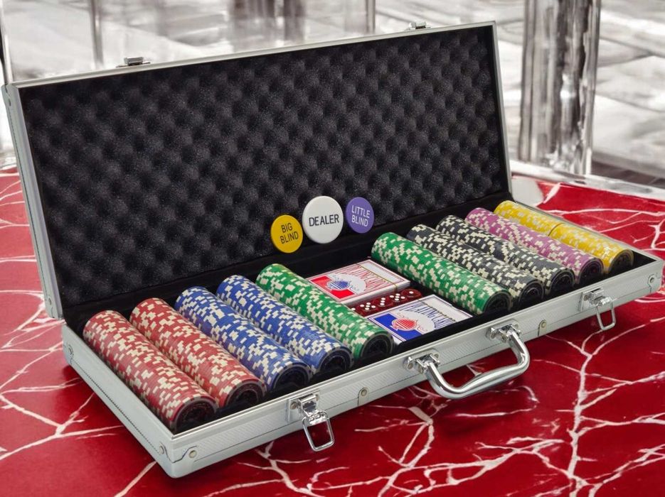Zestaw do gry w pokera 500 szt