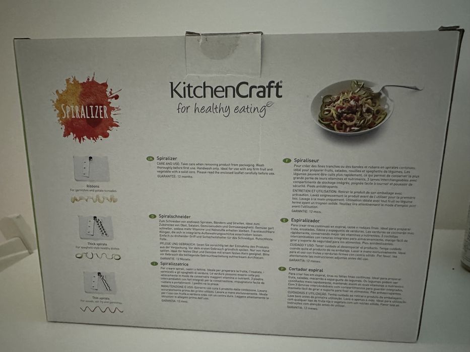 Espiralizador/mandolina kitchenkraft