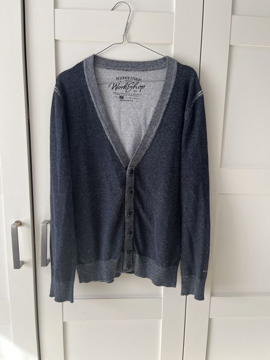 Sweter meski szary melanz reserved M