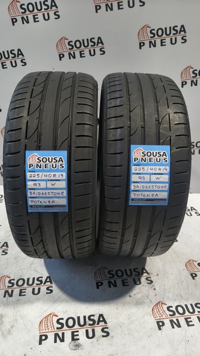 2 pneus semi novos 225-40R19 Bridgestone - Oferta dos Portes