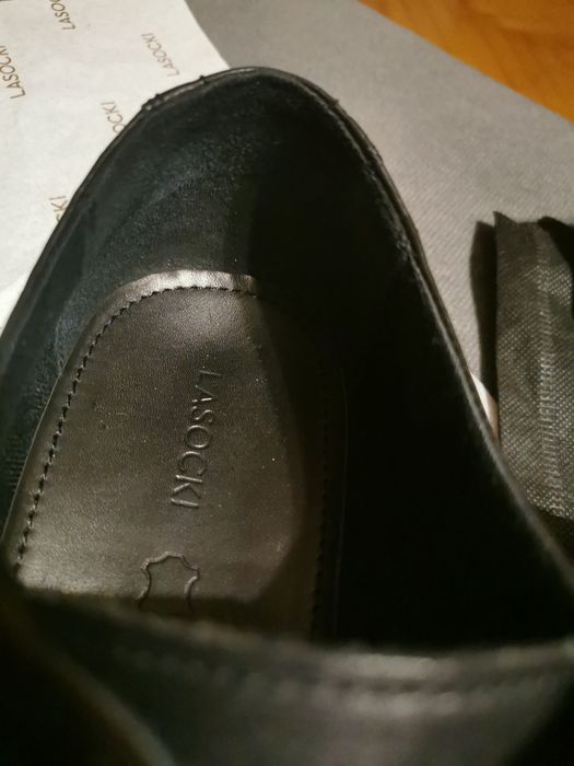 Półbuty, Oksfordy męskie, skóra naturalna, r. 42