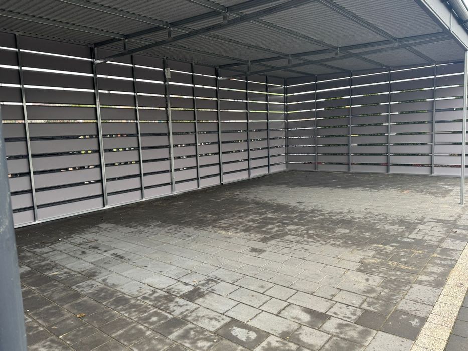 Garaż blaszany wiata garażowa 9x5m