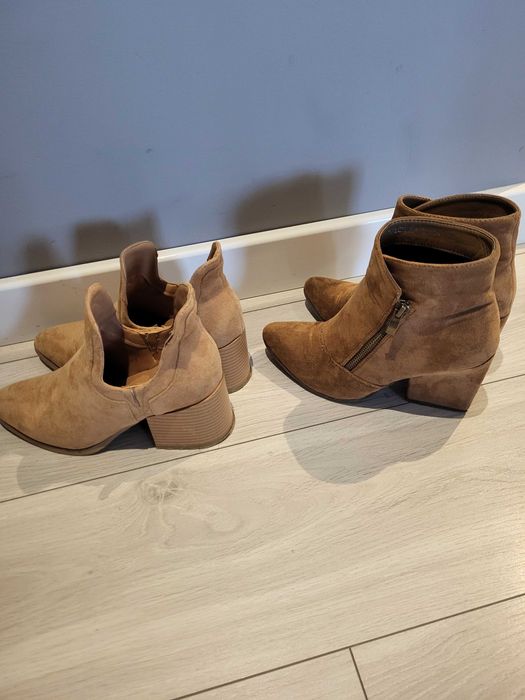 Zestaw botki 36 ,brazowe