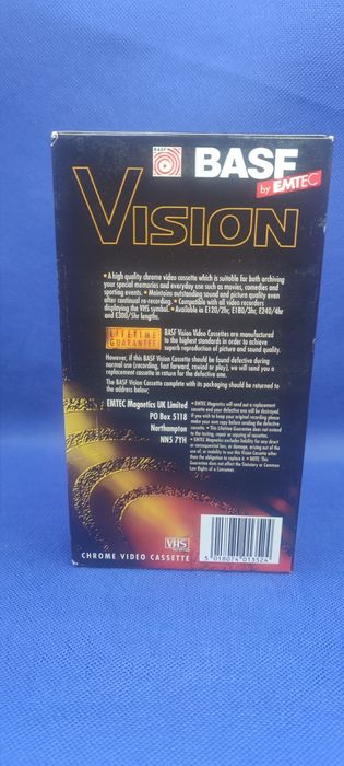 Cassetes VHS BASF 5h COMO novas