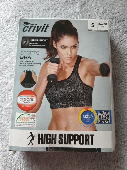 Biustonosz top stanik sportowy rozmiar S 36/38 bezszwowy