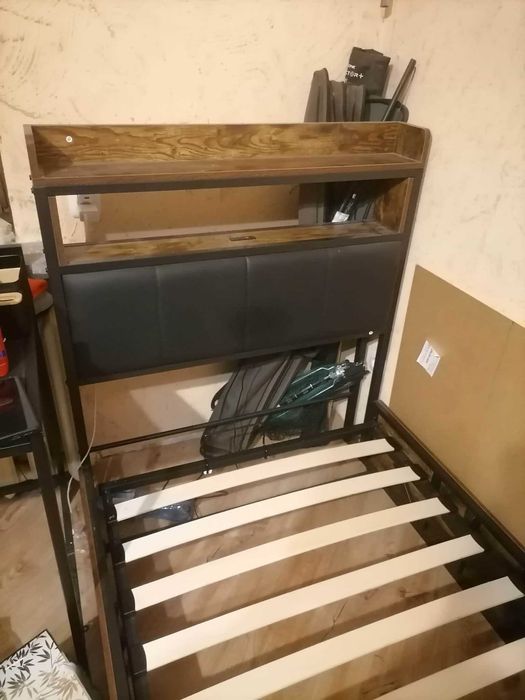 Nowe łóżko młodzieżowe rustykalne loft 90x200