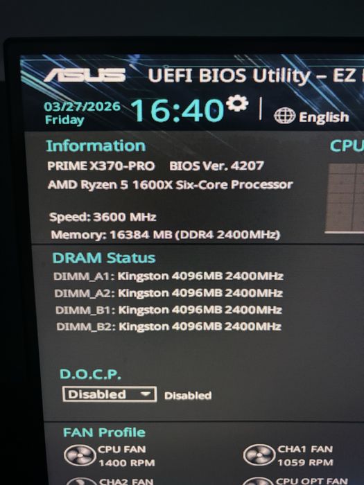 Komputer Gamingowy – AMD Ryzen 5 1600X | GTX 970 | 16GB RAM | NVMe SSD 500GB