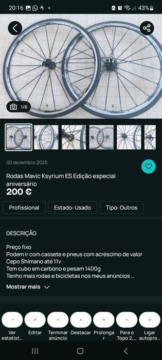 Acessórios para bicicletas oportunidades