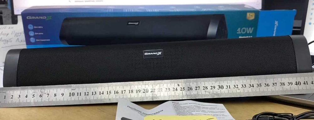 Саундбар(Колонка) портативний Grand-X BTS-10SB чорний 10Вт