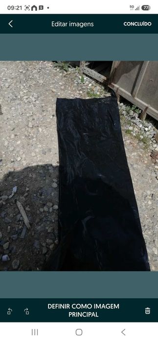 Rolos de plastico