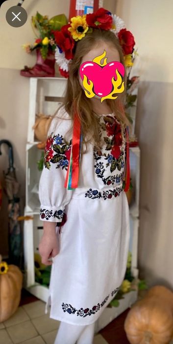 Вишите плаття для дівчинки