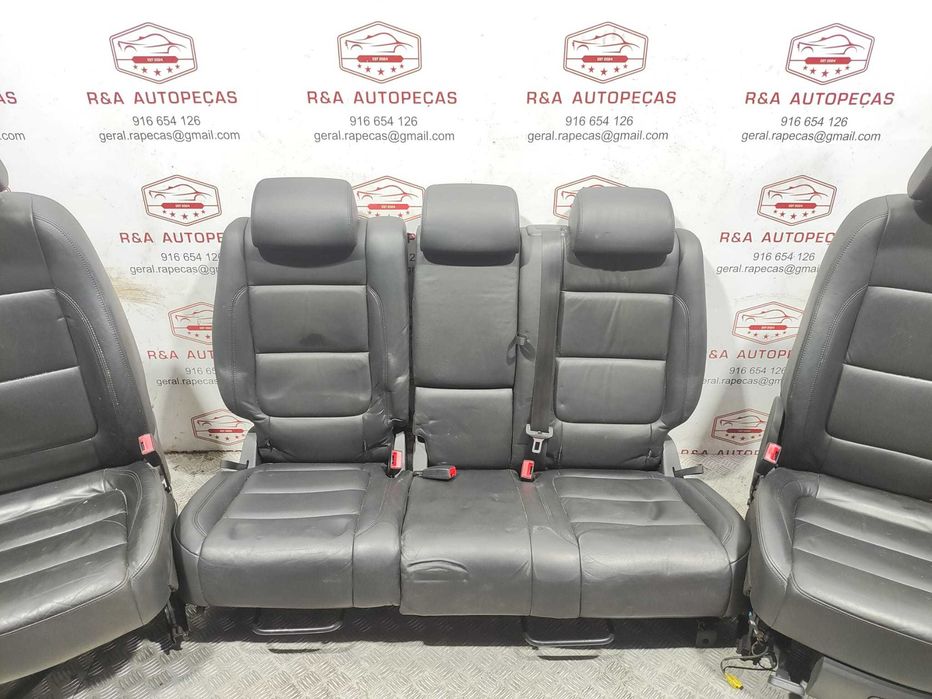 Conjunto Bancos Pele Elétricos VW Volkswagen Tiguan 5N MK1 2007 a 2016 Original