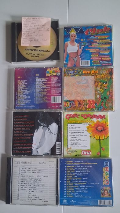 8 płyt cd różni wykonawcy dance  lata 90