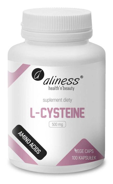L-Cysteine 500 mg 100 kapsułek Vege Aliness
