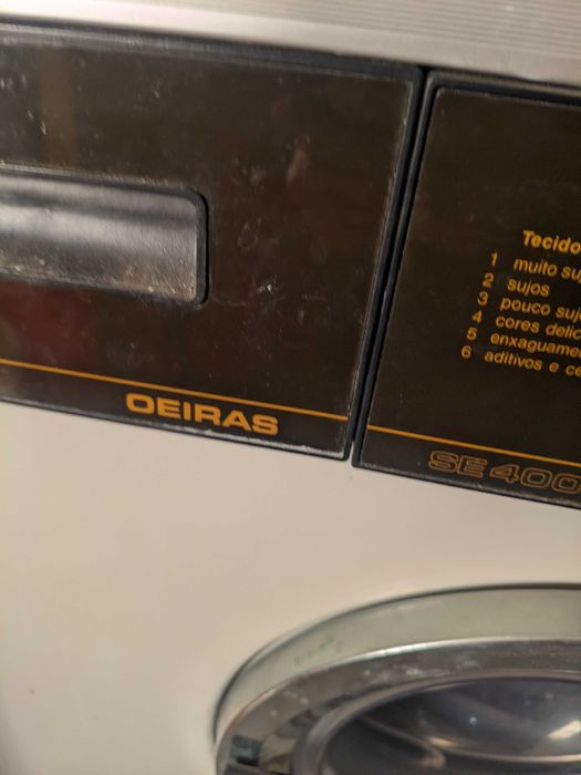 A máquina de lavar roupa
