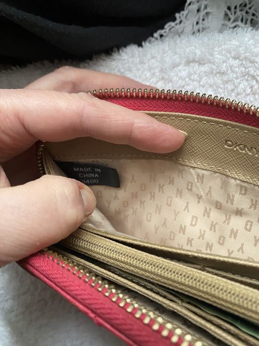 Portfel damski marki DKNY oryginalny skóra