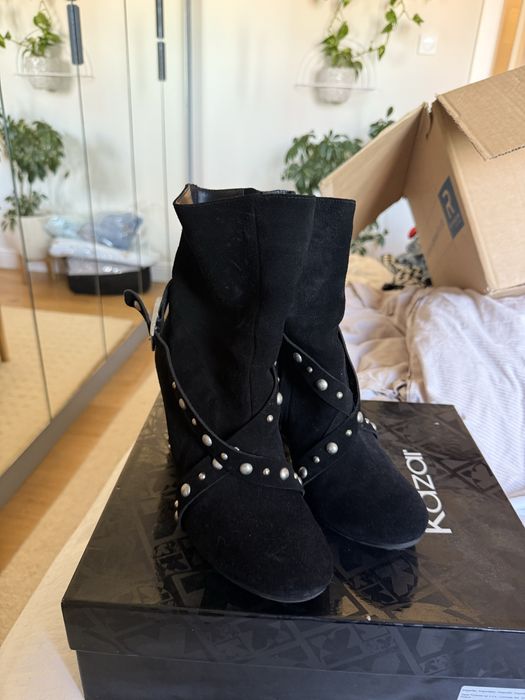 Botki kazar z cwiekami