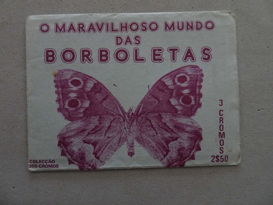 Carteira de cromos fechada - O Maravilhoso Mundo das Borboletas