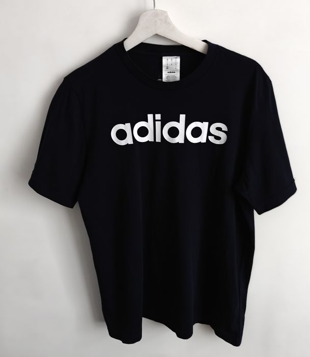 Adidas koszulka sportowa krótki rękaw t-shirt męska M