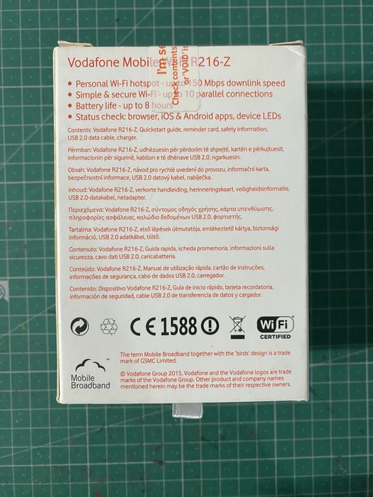 Router Movél Vodafone435730017703045124