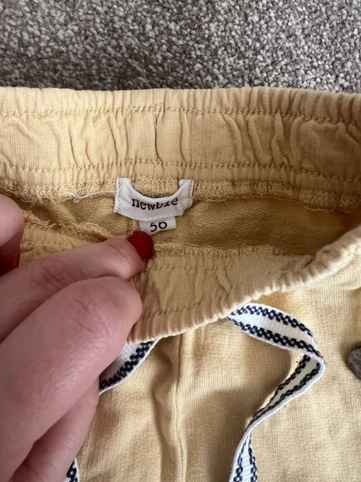 Spodenki newbie musztardowe 50