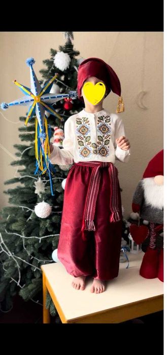 Дитяча вишиванка на хлопчика, костюм козака, 116