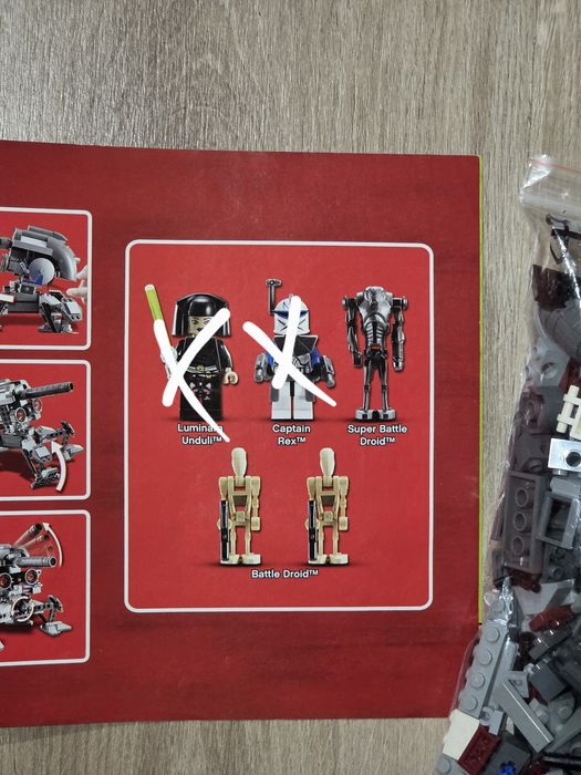 Lego 7869 Star Wars Battle of Geonosis Gwiezdne Wojny
