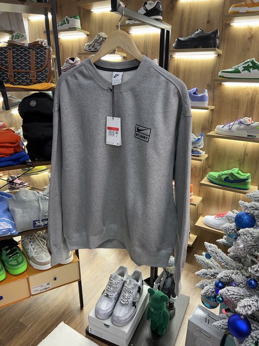 Світшот Nike x Stussy Logo Gray