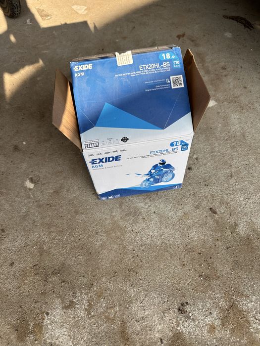 EXIDE AGM Motorbike & Sport Battery ETX20HL-BS