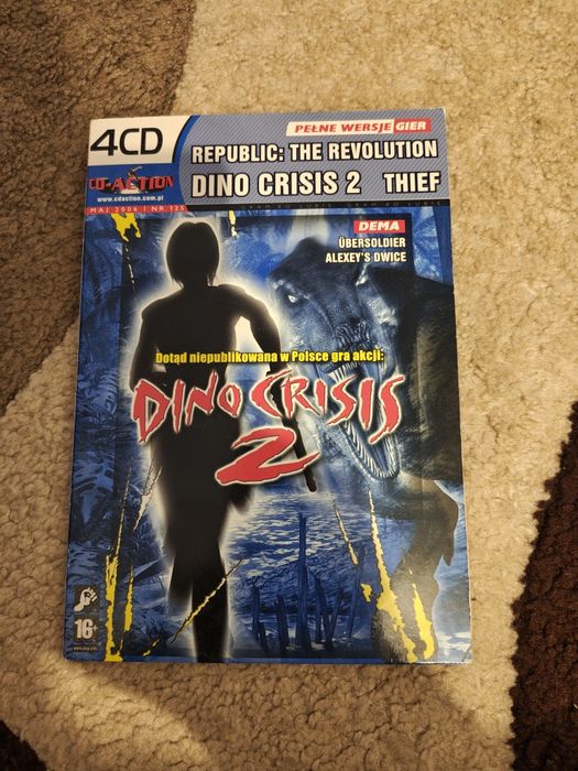 Cd action Dino Crisis 2 Thief Republic The Revolution PC PL