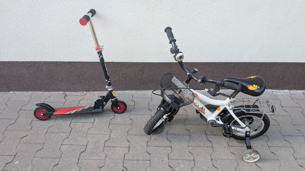 rowerek + hulajnoga