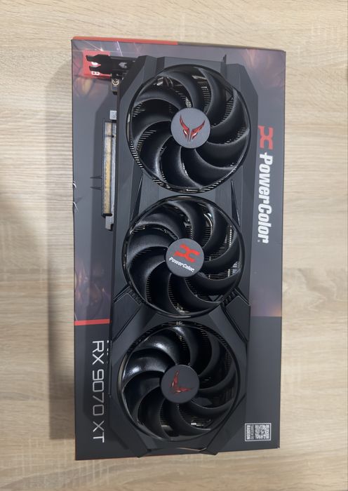 Видеокарта PowerColor Radeon RX 9070 XT Red Devil 16384MB (RX9070XT 16G-E/OC)