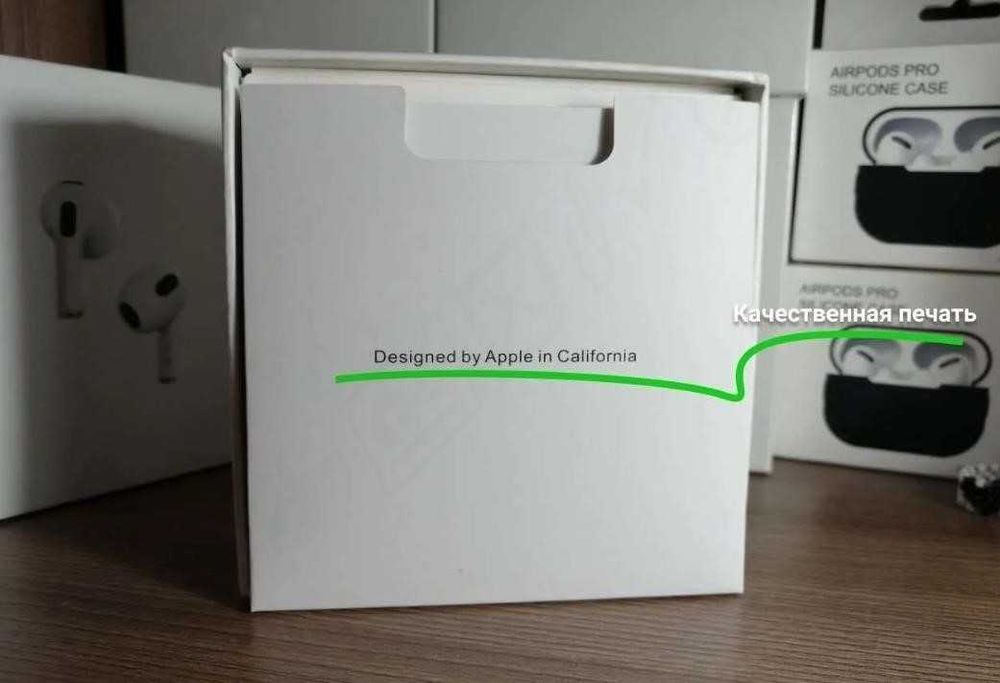 Беспроводные наушники аірподс 3 + чехол