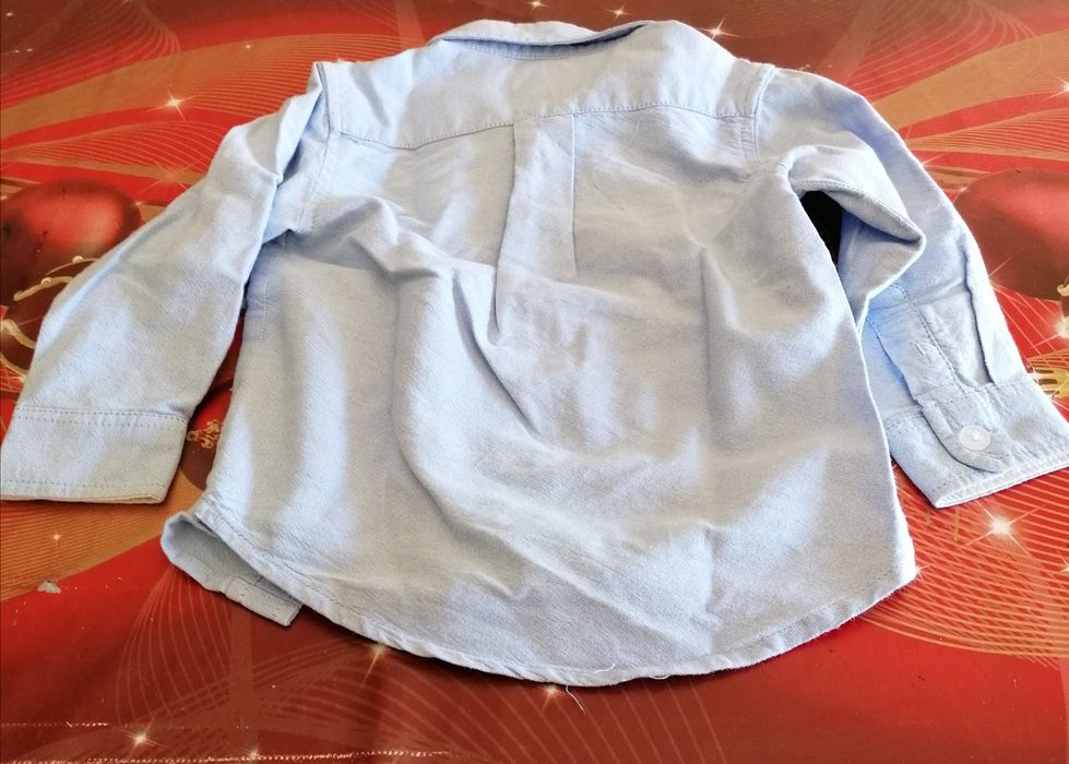 Camisa Girandola azul 12M