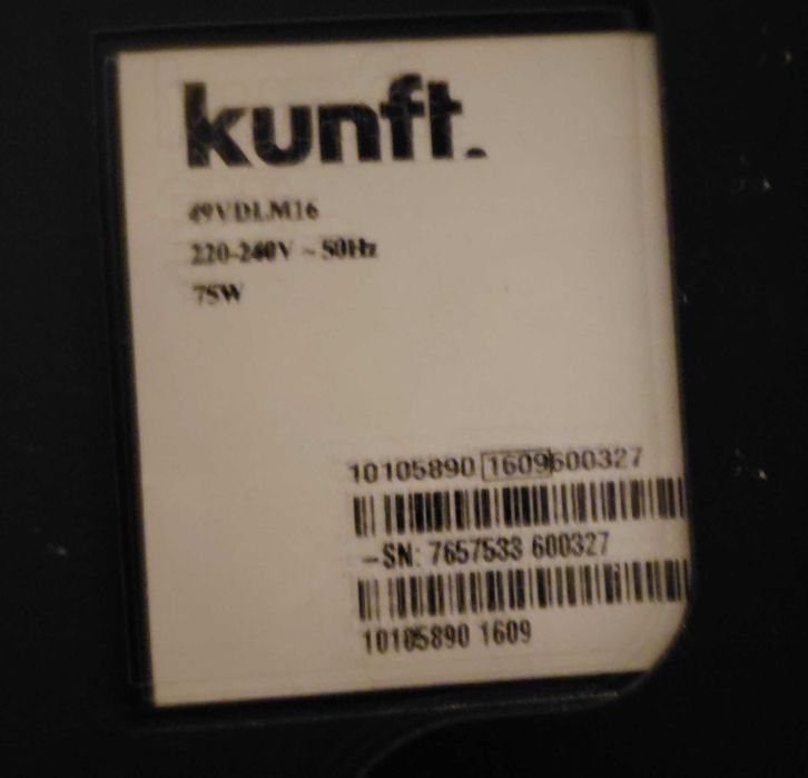 TV Smart tv Kunft 49VDLM16 49"