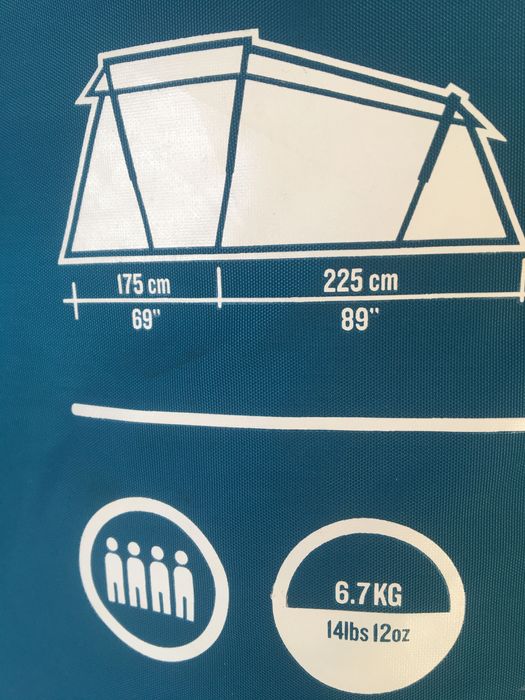 Tenda  fácil para família