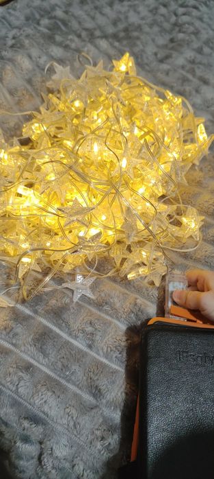 Гірлянда штора зірочки