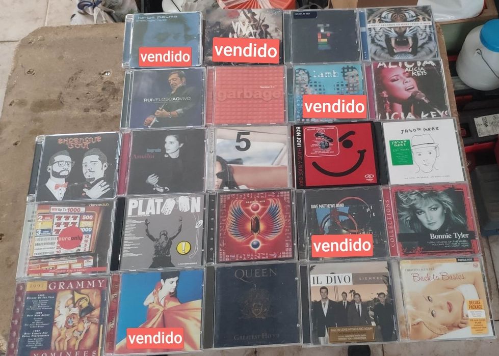 CDs originais vários (desde 5€/un)
