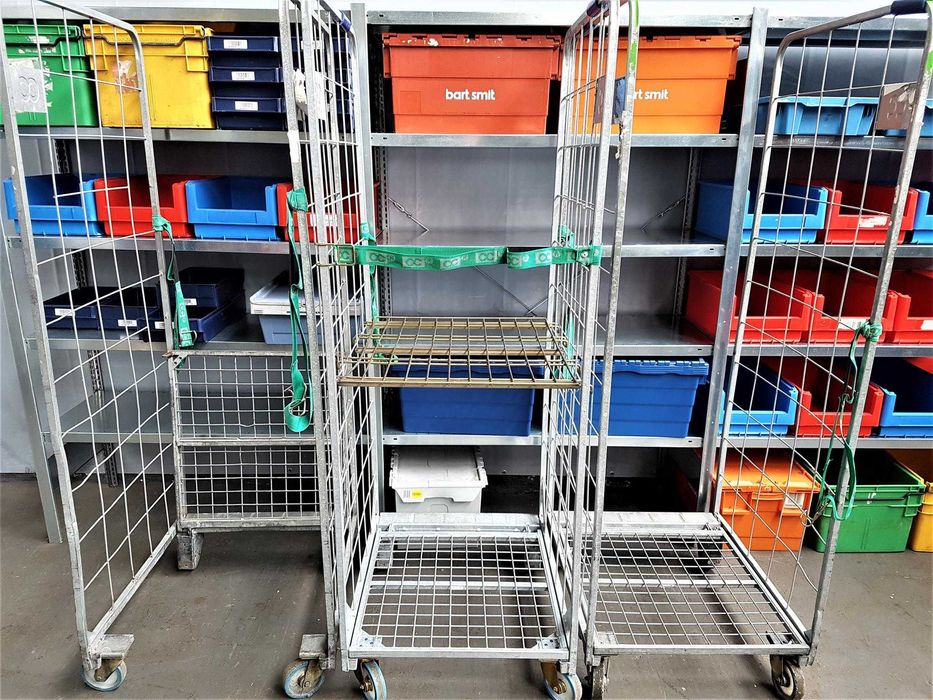 Wózek Siatkowy Platforma Transportowy Magazynowy Kurierski Gniazdowy