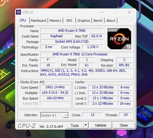 procesor AMD Ryzen 9 7900