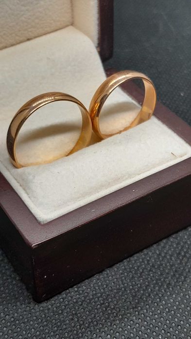 Obrączki stare radzieckie złoto