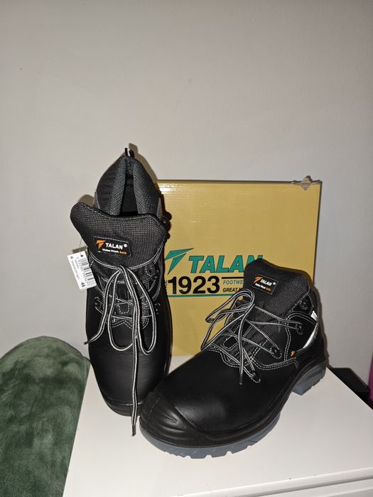 Buty robocze męskie wodoodporne wysokie skórzane zimowe  Talan 46