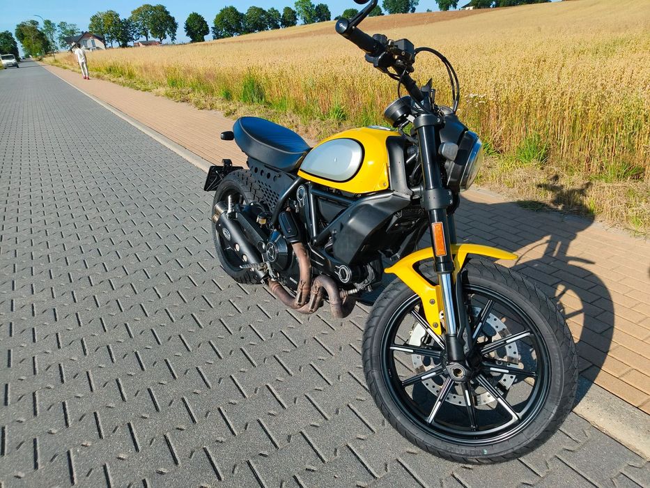 Ducati Scrambler Wersja Icon, bezwypadkowy, po pełnym serwisie, polski salon, FV 23%