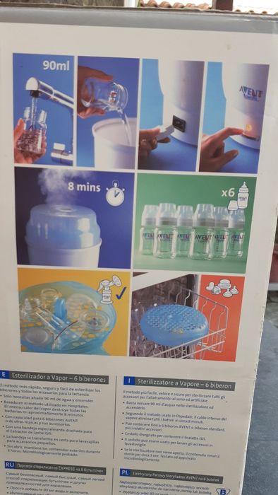 Esterilizador eléctrico da Avent
