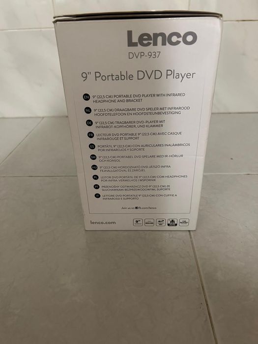 Dvd portátil- LENCO DVP 937