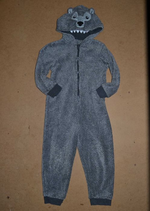 Wilk Wilkołak strój piżamka przebranie 5/6Lat_110