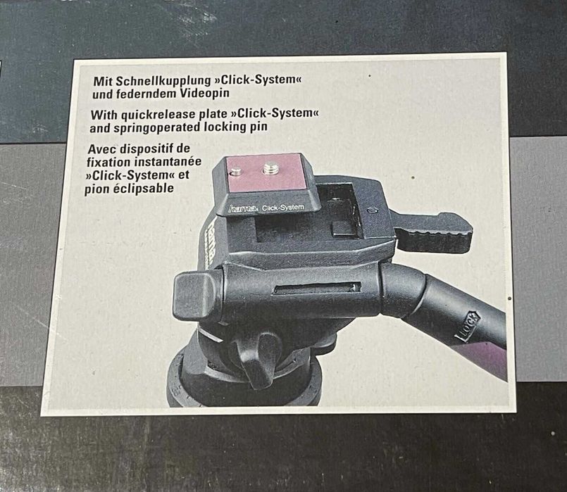 Statyw fotograficzny hama Gamma 77 - stan idealny